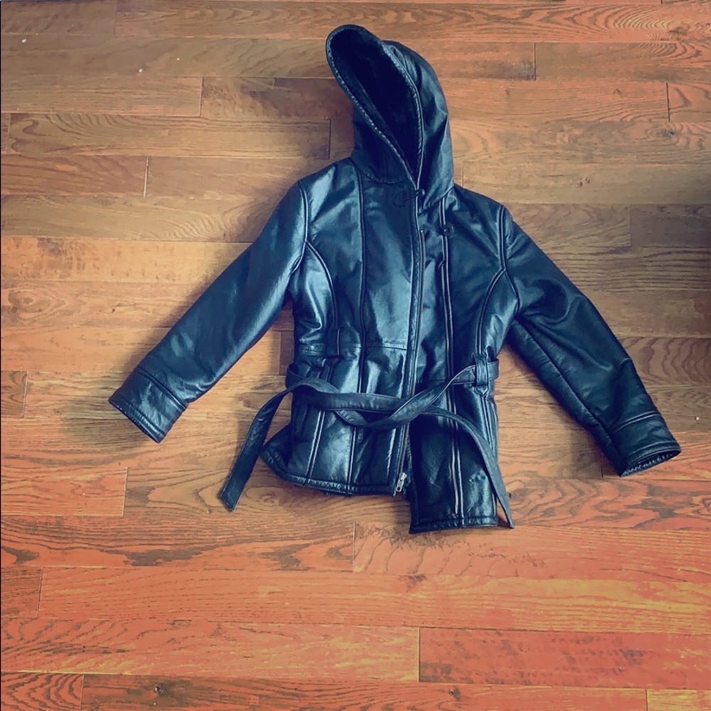 Wilson’s Leather Kids Black Leather Jacket